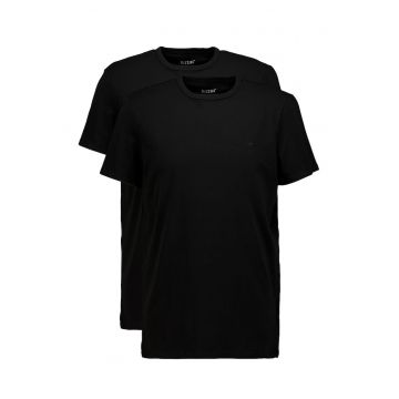 Set de tricouri cu decolteu la baza gatului - uni - 2 piese Set de tricouri cu decolteu la baza gatului - uni - 2 piese