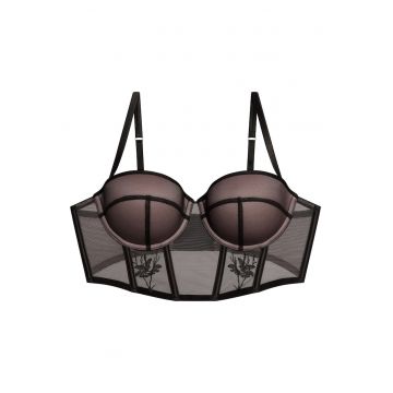 Sutien Captusit Barely  Negru Sutien Captusit Barely  Negru