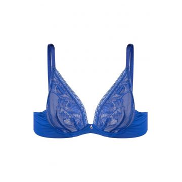 Sutien clasic moale Nathalie  Albastru Sutien clasic moale Nathalie  Albastru