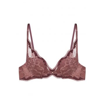 Sutien push-up -  Dantela - Model Kavi - Mov deschis Sutien push-up -  Dantela - Model Kavi - Mov deschis