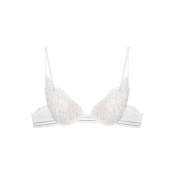 Sutien push-up -  Dantela - Model Outline - Alb Sutien push-up -  Dantela - Model Outline - Alb