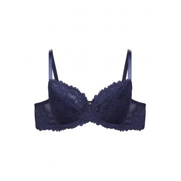 Sutien semi-captusit -  Dantela - Lynn - Bleumarin Sutien semi-captusit -  Dantela - Lynn - Bleumarin
