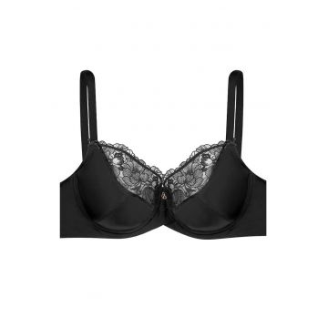 Sutien semicaptusit -  Bumbac - Model Bethany - Negru Sutien semicaptusit -  Bumbac - Model Bethany - Negru