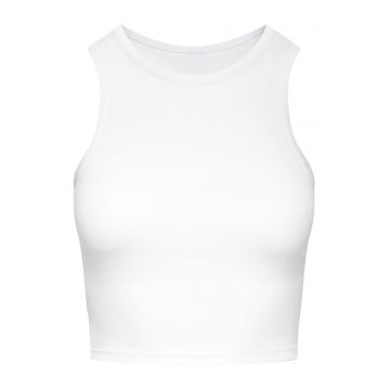 Top dama -  Bumbac - Alb Top dama -  Bumbac - Alb