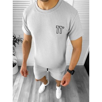 Tricou barbati GRI  slim fit 12612 P20-4.3