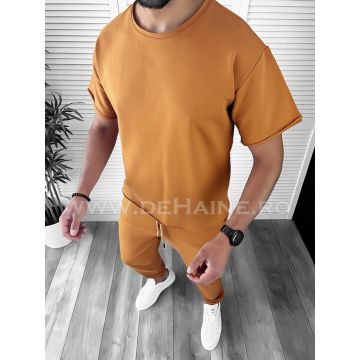 Tricou barbati maro oversize B7980 O3-3.3