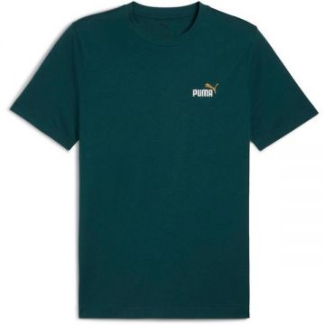 Tricou barbati Puma Ess 2 Color Small No. 1 Logo Tee 68471775, XL, Verde
