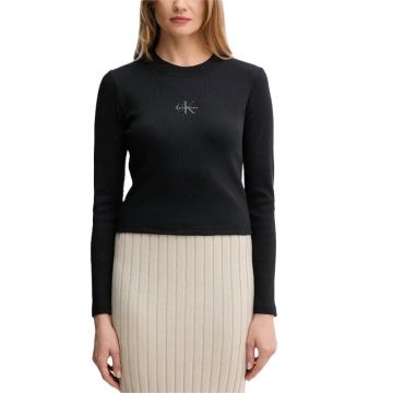 Tricou Calvin Klein A- LS MONOGRAM BABY TEE