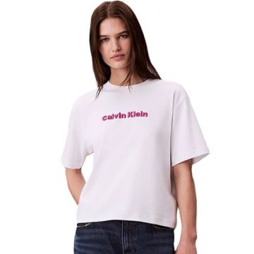 Tricou Calvin Klein SS 2 TONE 3D EMBROIDERYLOGO TEE