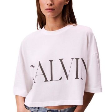 Tricou Calvin Klein SS CALVIN KLEIN CROPPEDGRAPHIC