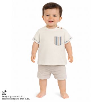 Tricou copii Chicco, Alb, 01166-70MFCO