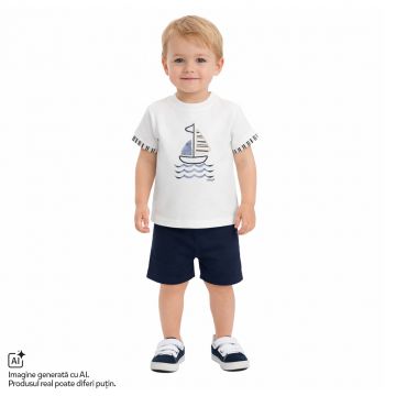 Tricou copii Chicco, Alb, 01885-70MFCO