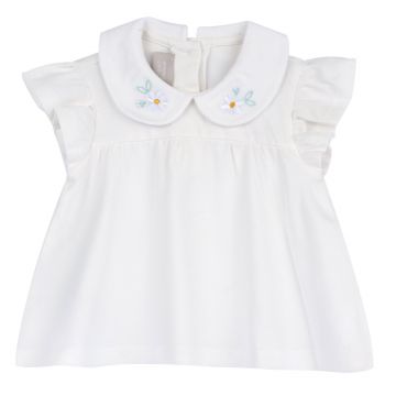 Tricou copii Chicco, Alb, 02065-70MFCO