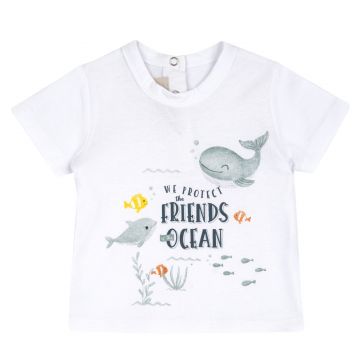 Tricou copii Chicco, crem, 16663-68MFCO