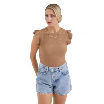 Tricou dama -  Poliester/Lycra -Maro