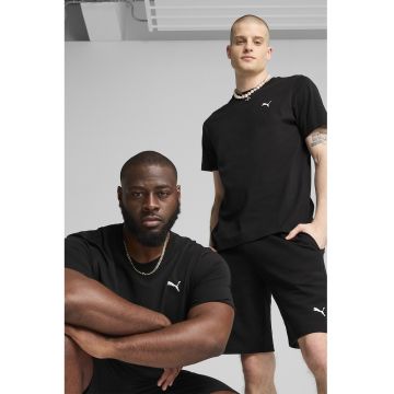 Tricou din bumbac cu broderie logo Tricou din bumbac cu broderie logo