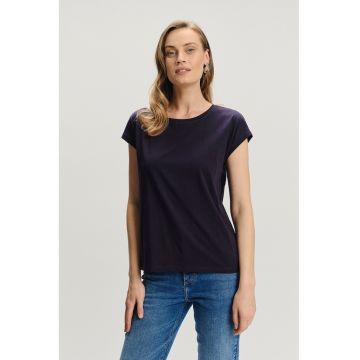 Tricou din bumbac cu decolteu rotund Tricou din bumbac cu decolteu rotund