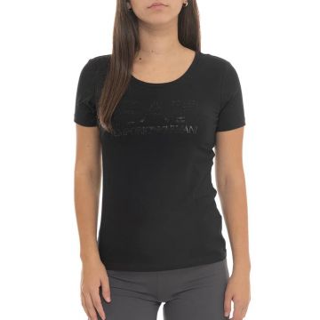 Tricou EA7 TRAIN LOGO SERIES W TEE SS RN FANCY STRASS