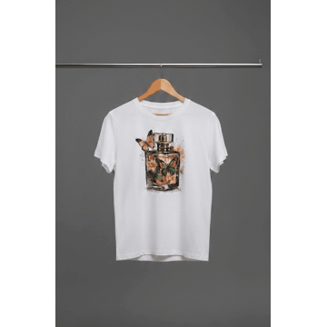 Tricou Premium cu Imprimeu Artistic – Made in Italy - Fluturi