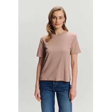 Tricou regular-fit cu model uni Tricou regular-fit cu model uni