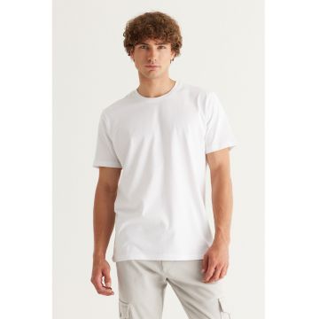 Tricou slim-fit cu model uni Tricou slim-fit cu model uni