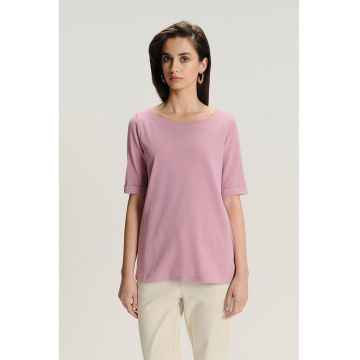 Tricou uni cu decolteu rotund Tricou uni cu decolteu rotund