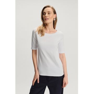 Tricou uni cu decolteu rotund Tricou uni cu decolteu rotund