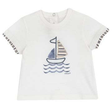 Tricou copii Chicco, Alb, 01885-70MFCO