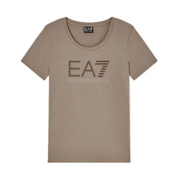 Tricou EA7 TRAIN LOGO SERIES W TEE SS RN FANCY STRASS