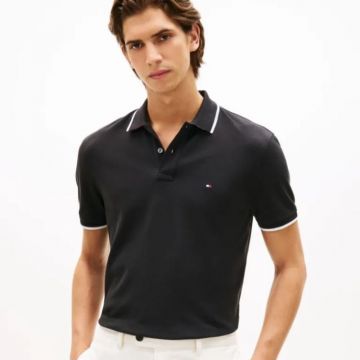 Tricou polo Tommy Hilfiger PIQUE UNDERCOLLAR REG POLO