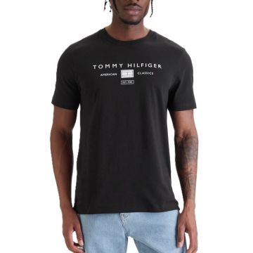 Tricou Tommy Hilfiger BRAND LOVE MONO STACK TEE