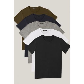 Set de tricouri slim fit - 5 piese