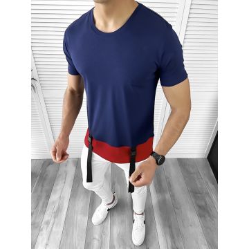 Tricou barbati bleumarin slim fit Vagabond B1957 N5-4.2