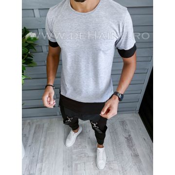 Tricou barbati gri slim fit Vagabond B1971 N5-3.1