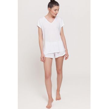 Tricou de casa cu decolteu in V Breeze