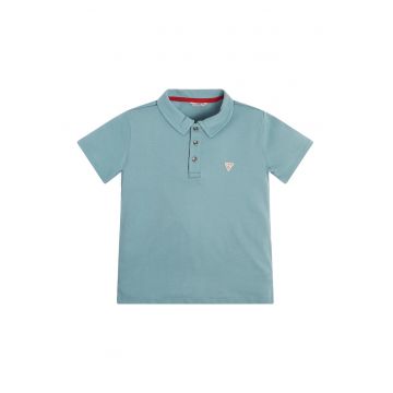 Tricou polo cu logo discret