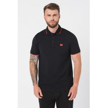 Tricou polo slim fit Deresino