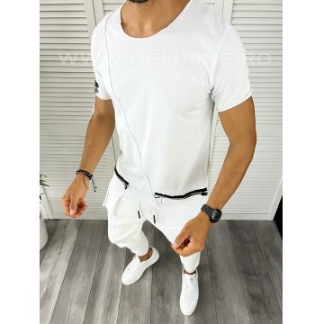 Tricou barbati alb slim fit Vagabond B1970 N5-3.2