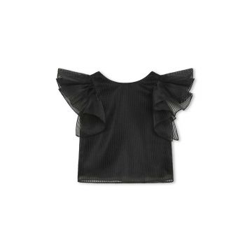 Karl Lagerfeld tricou copii culoarea negru