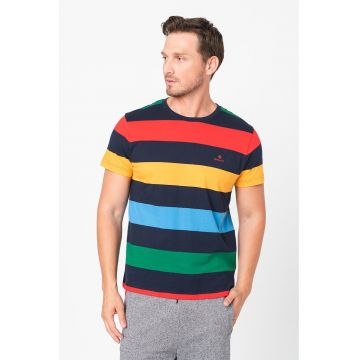 Tricou de bumbac cu model in dungi Barstripe