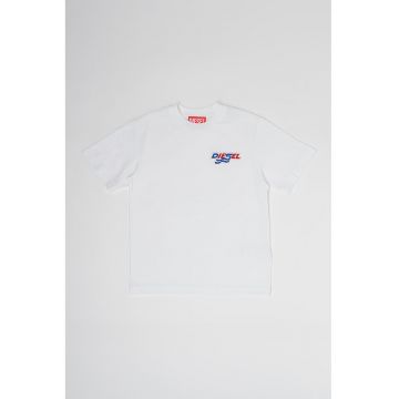 Tricou cu logo brodat