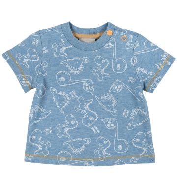 Tricou copii Chicco, maneca scurta, turcoaz, 25815
