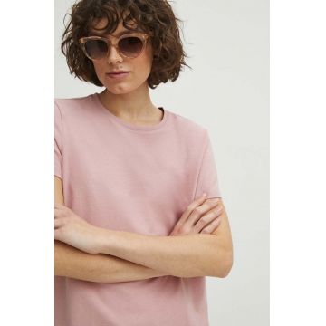 Medicine tricou din bumbac culoarea roz