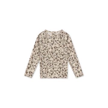 Konges Sløjd longsleeve de baie pentru copii culoarea verde